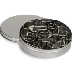 Ausstecherset Edelstahl - Zahlen 1-9