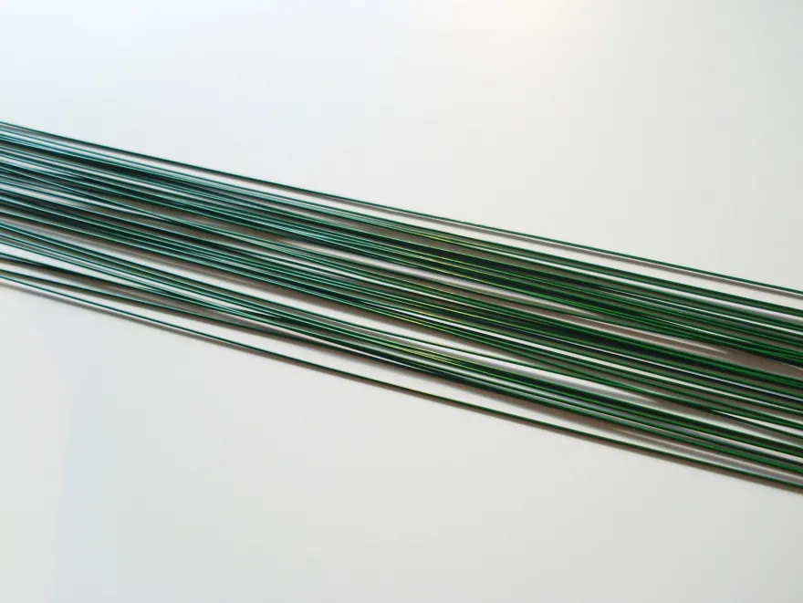 Blumendraht 24 gauge Grün
