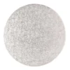 Cake Board 9“ 22,5cm Rund Silber- 1cm dick
