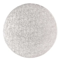 Cake Board 9“ 22,5cm Rund Silber- 1cm dick