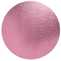 Cake Board Rund Rosa 20cm