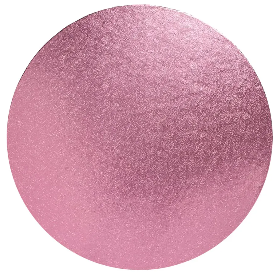 Cake Board Rund Rosa 20cm