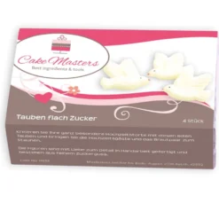 Cake Masters Tauben flach Zucker - 4 Stück
