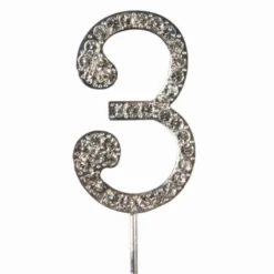 Cake Star Diamant Cake Topper - Zahl 3
