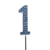 Cake Star Diamant Cake Topper - Zahl 1 Blau