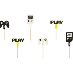 Cake Topper Gamer - Gaming 6 teilig