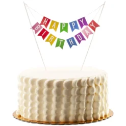 Cake Topper Girlande Bunt - Happy Birthday