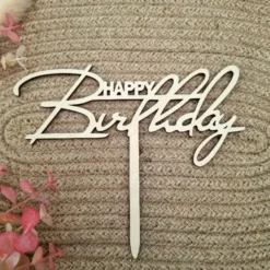 Cake Topper Holz - Happy Birthday CT134