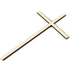 Cake Topper Holz - Kreuz 12x7cm