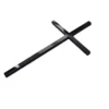 Cake Topper Kreuz Elegant - Schwarz 12x7cm