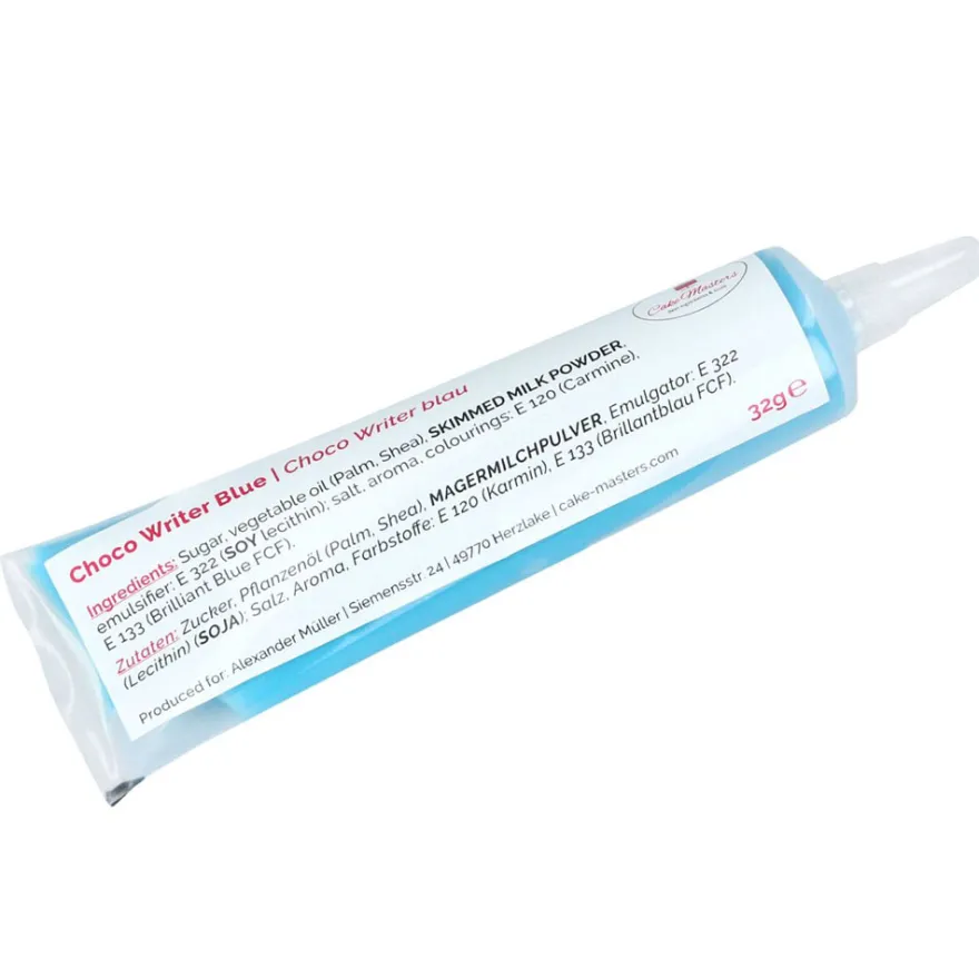 Choco Writers Blue - Schokoschrift - Blau 32g