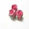 CM Rosenknospen aus Zucker 20mm - Rosa 3 Stück