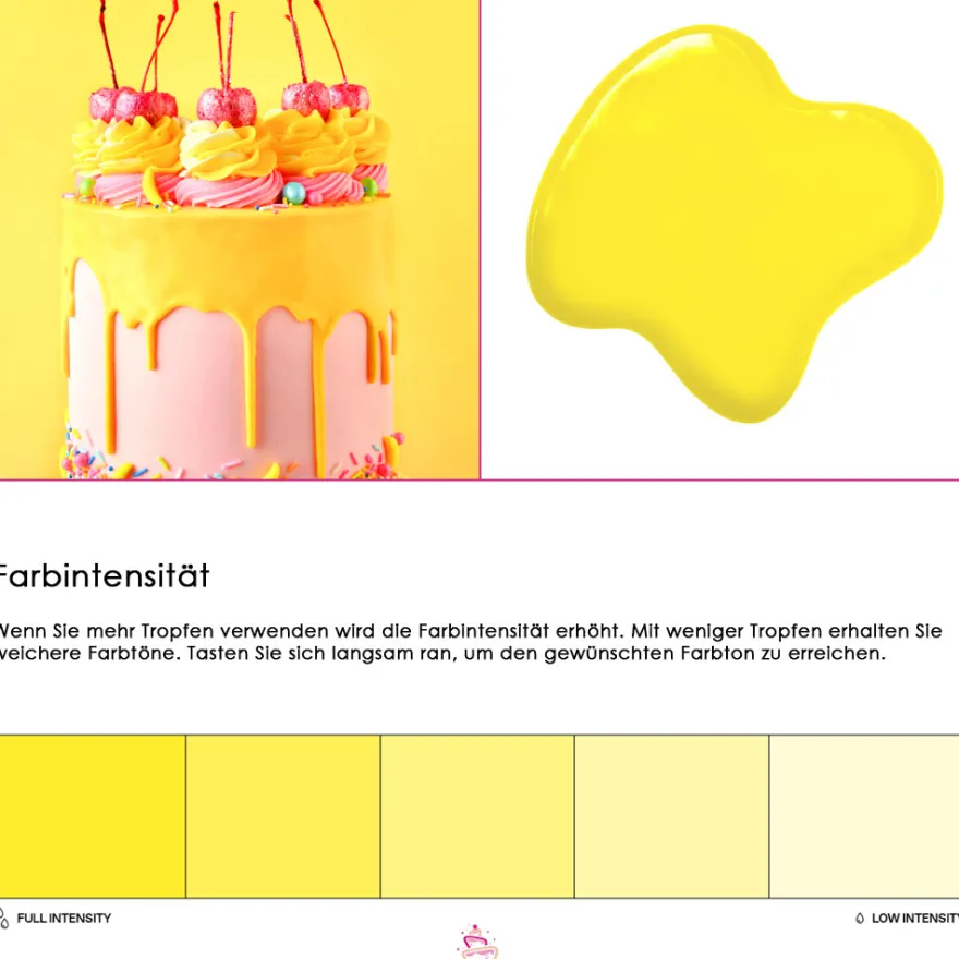 Colour Mill fettlösliche Lebensmittelfarbe - Yellow 20ml