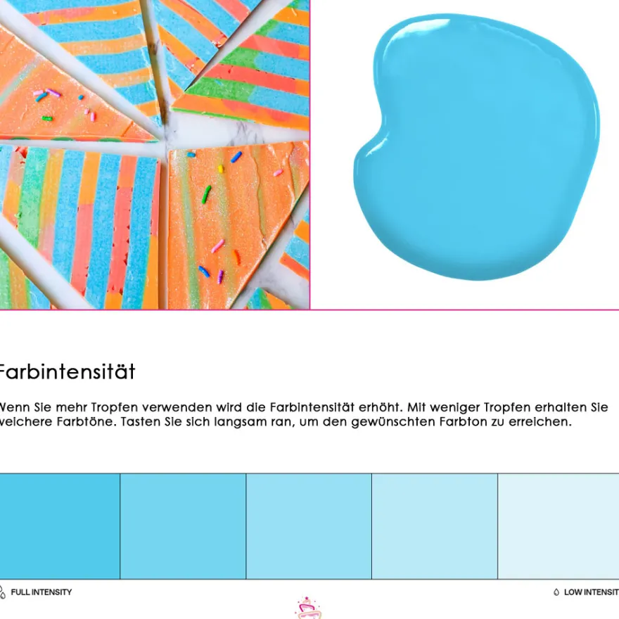 Colour Mill fettlösliche Lebensmittelfarbe - Sky Blue 20ml