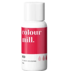 Colour Mill fettlösliche Lebensmittelfarbe - Red 20ml