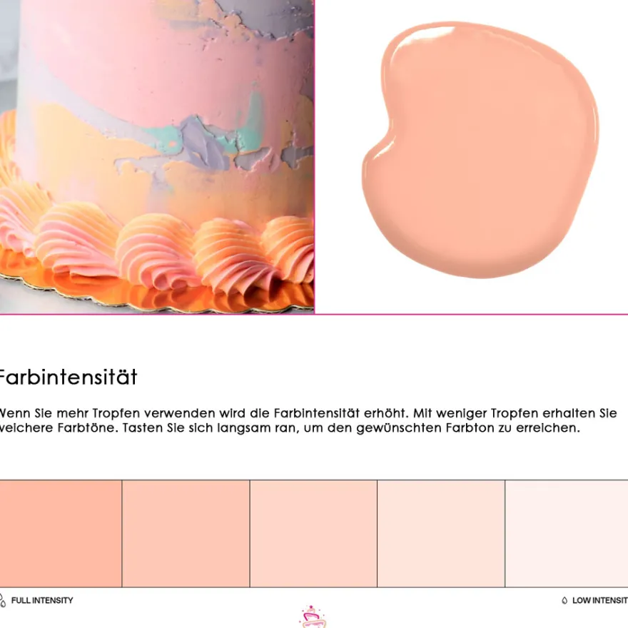 Colour Mill fettlösliche Lebensmittelfarbe - Peach 20ml