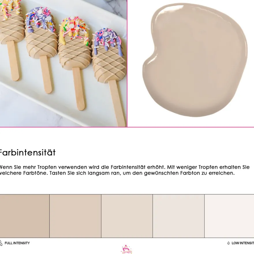 Colour Mill fettlösliche Lebensmittelfarbe - Latte 20ml