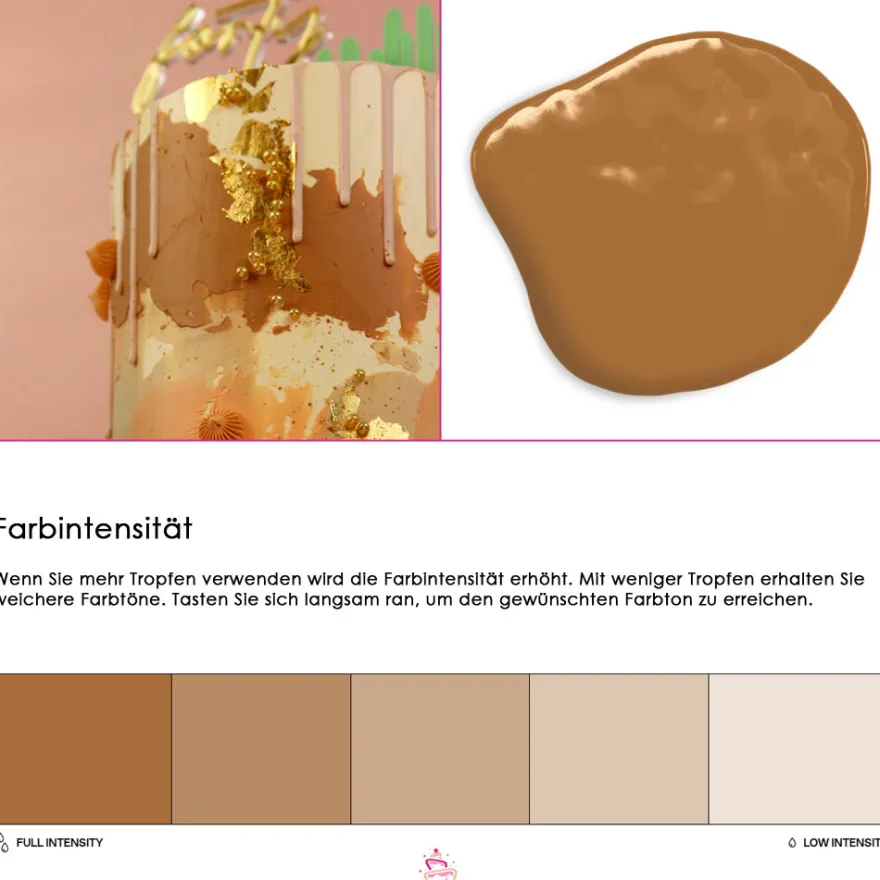 Colour Mill fettlösliche Lebensmittelfarbe - Clay 20ml