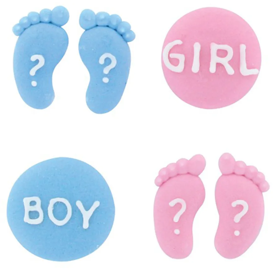 Culpitt Zuckerdekoration Gender Reveal - Boy or Girl?