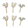 Cupcake Topper Holz - Hasenohren 6 Stück