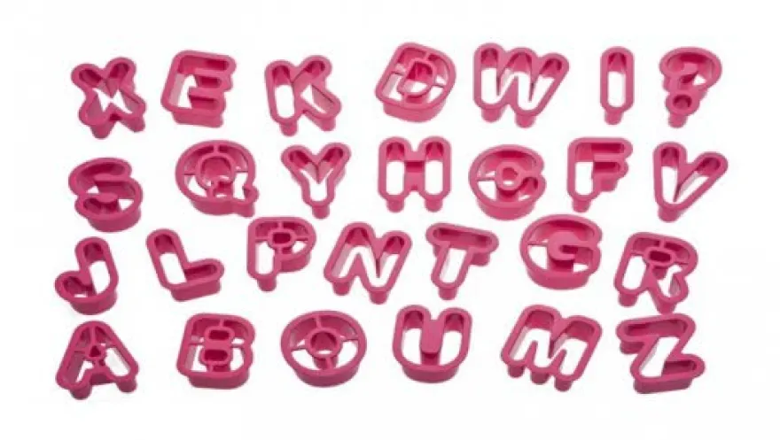 Decora Ausstecher Alphabet 27 Teilig
