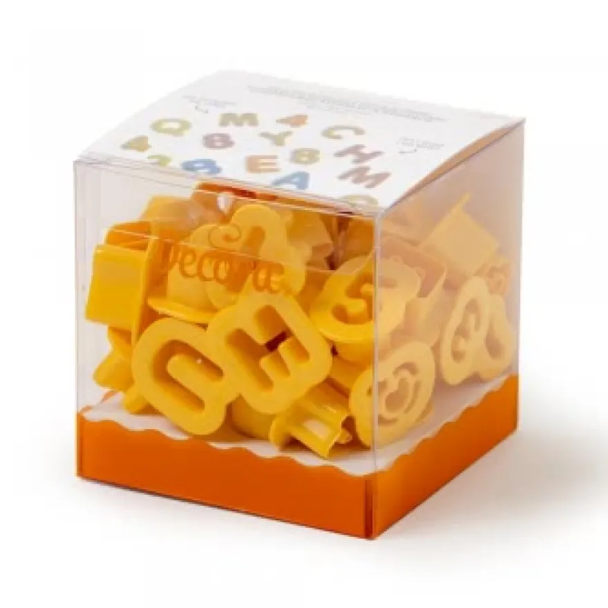 Decora Ausstecher Alphabet und Zahlen 36tlg