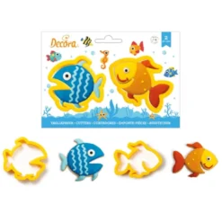 Decora Ausstecher Fische 2 teilig