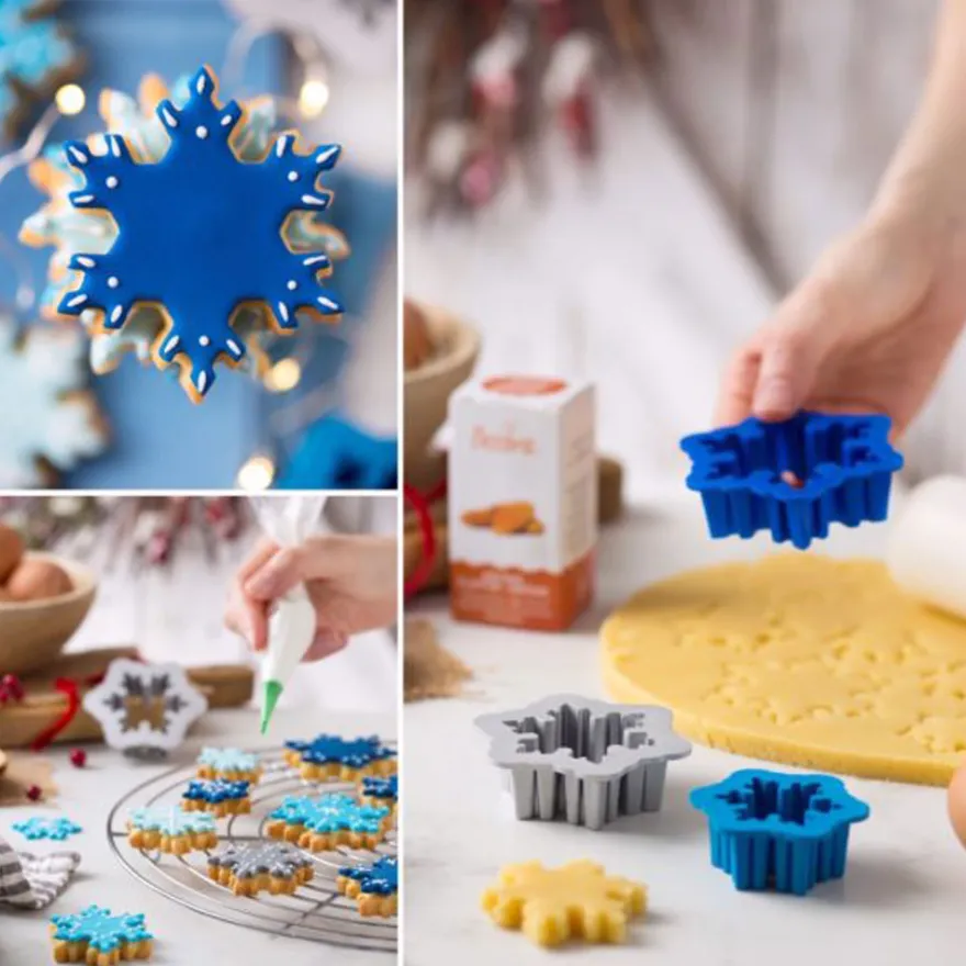 Decora Ausstecher Frozen Star - 3tlg