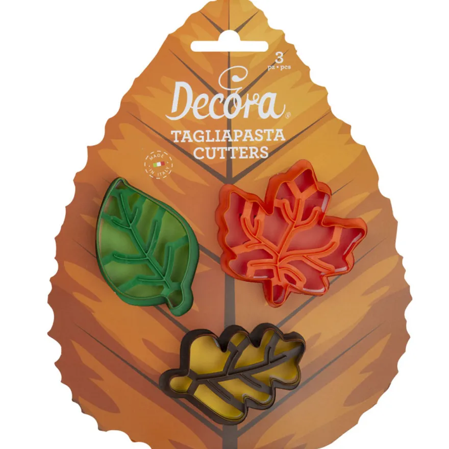 Decora Ausstecher - Herbstblätter 3 tlg