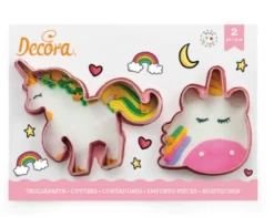 Decora Ausstecher - Set Einhorn