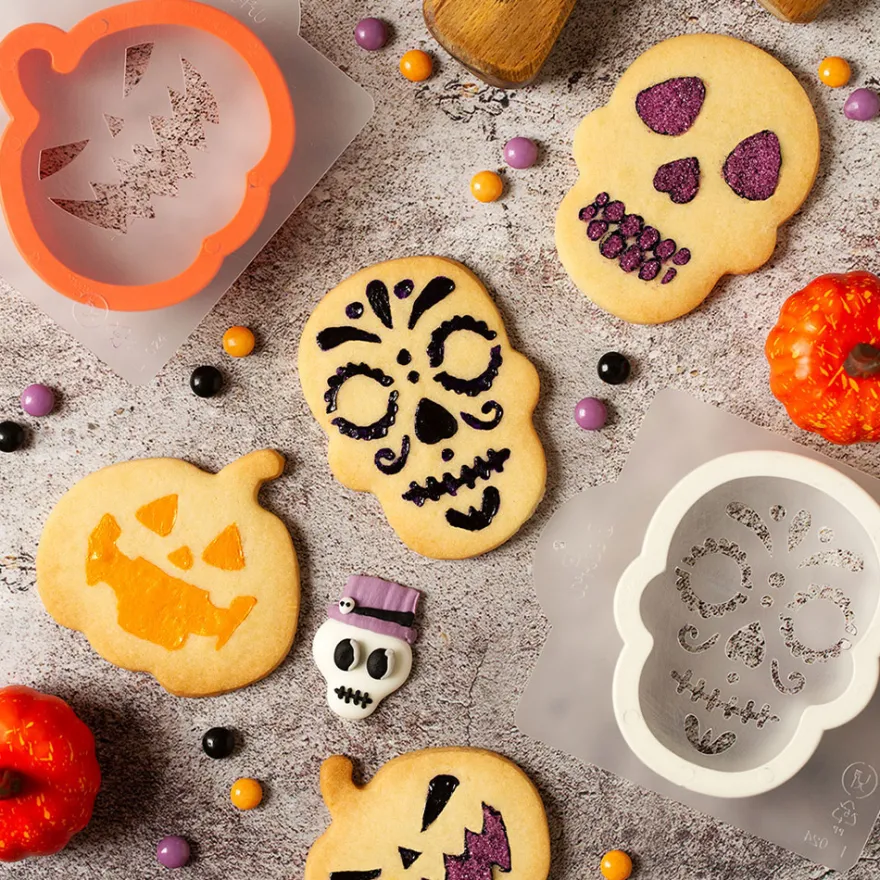 Decora Ausstecher Set Halloween + Schablonen