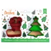 Decora Ausstecher Set Weihnachten Tanne und Stiefel