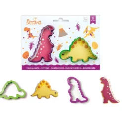 Decora Ausstecher Tiere Dinosaurier 2 teilig