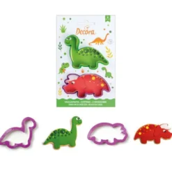 Decora Ausstecher Tiere - Dinosaurier 2 Motive