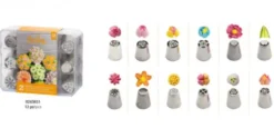Decora 3D Blumentüllenset 12 Stück No.2