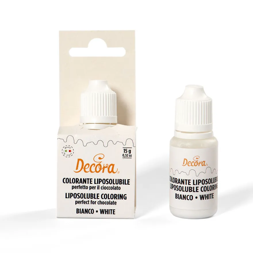 Decora fettlöslicher Farbstoff - Weiß 15g