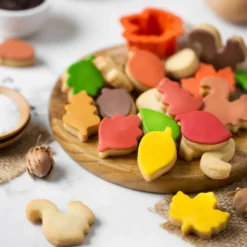 Decora Kunststoff Ausstecherset - Mini Herbstlaub 6tlg
