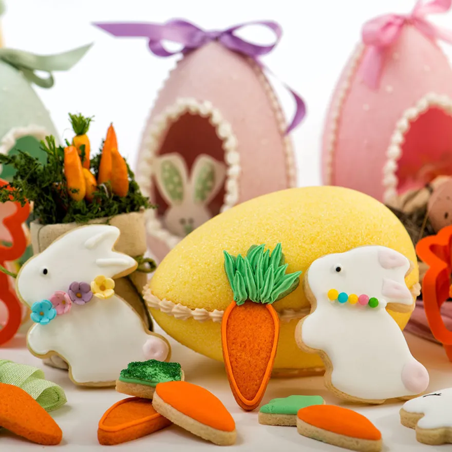 Decora Kunststoff Ausstecher Ostern - Karotte & Hase