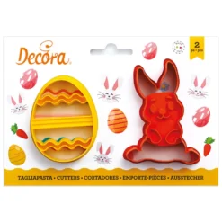 Decora Kunststoff Ausstecher Ostern - Ei & Hase