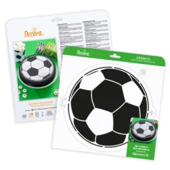 Decora Schablone Fußball 25cm