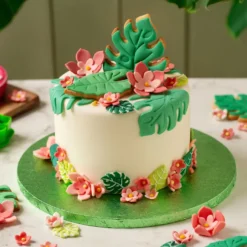 Decora Tropische Blätter aus Zucker - 6 Stück