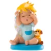 Dekorative Tortenfigur Baby mit Schmusetuch - Junge