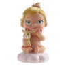 Dekorative Tortenfigur Baby mit Kuscheltier - Mädchen