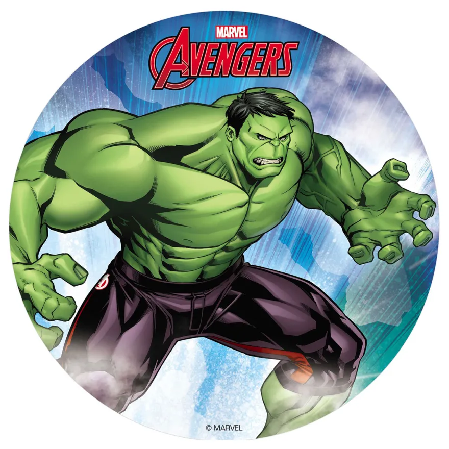 Dekora Tortenaufleger Esspapier - Avengers Hulk