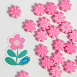 3D Sprinkle Charms Blumen von PME - Rosa 25g