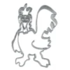 Edelstahl- Ausstecher Gockel 8,0cm