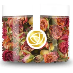 Essbare Blumen - getrocknete Rosenblüten Sunset Mix 20g