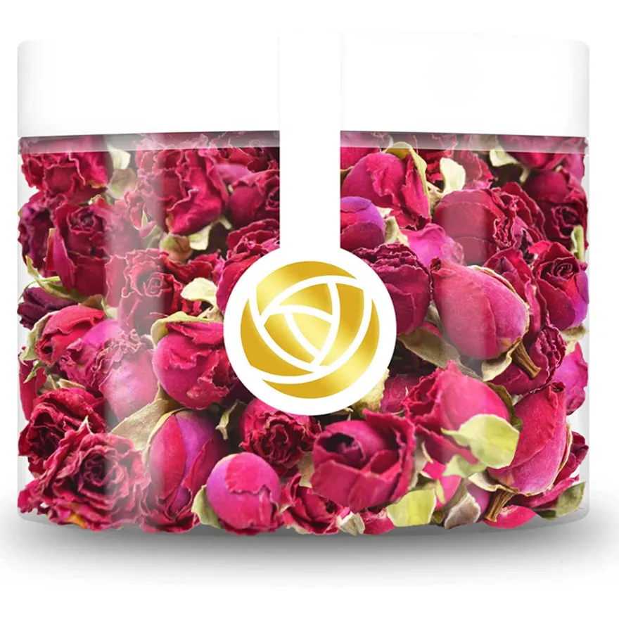 Essbare Blumen - getrocknete Rosenblüten Pure Pink 20g