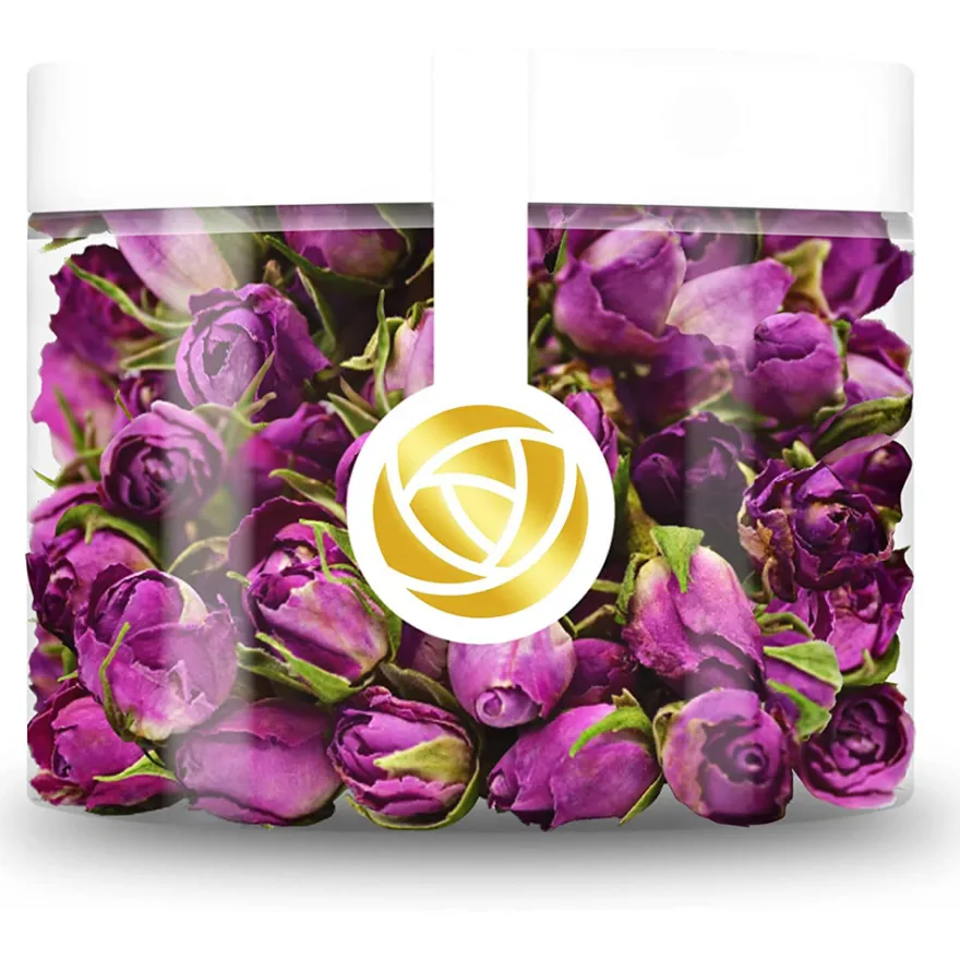 Essbare getrocknete Blumen - ganze Damaszener Rosen 20g