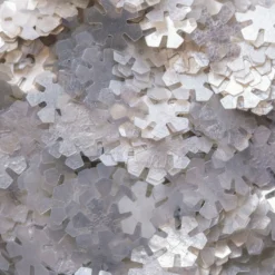 Essbare Streuselflocken Schneeflocken 1g